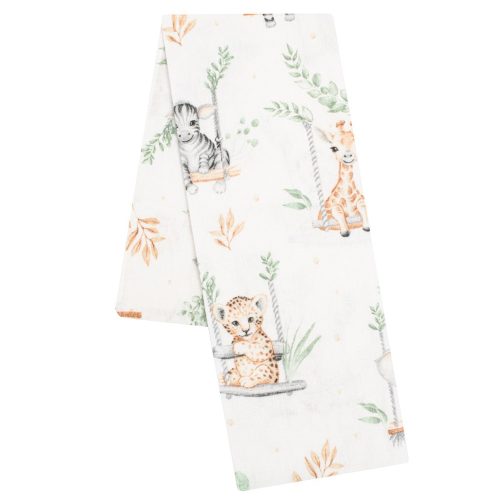 New Baby pelenka flanell ZOO bézs