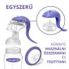 Lansinoh 2 fázisú kézi mellszívó Soothies regeneráló mellpárnával szettben