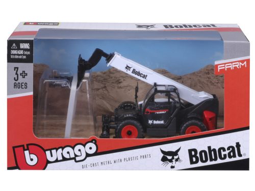 Bburago 1/50 - Bobcat teleszkópos villás emelővel