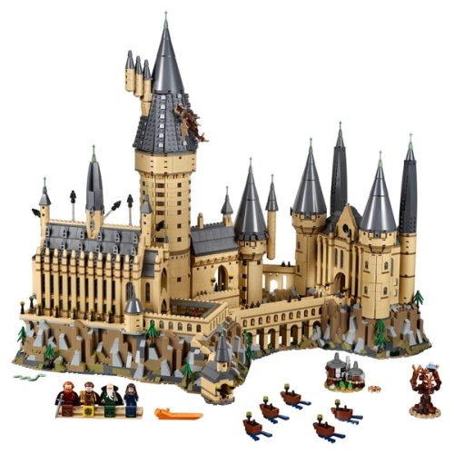 LEGO Harry Potter Roxfort kastély modell figurákkal és kiegészítőkkel 71043
