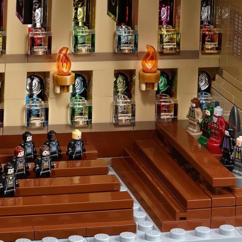 LEGO Harry Potter Roxfort kastély modell figurákkal és kiegészítőkkel 71043