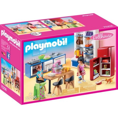 PLAYMOBIL Babaház 70206 Családi konyha
