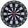 Álló darts tábla, 6 nyíllal