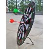 Álló darts tábla, 6 nyíllal