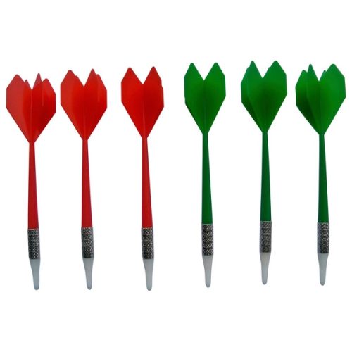 Álló darts tábla, 6 nyíllal