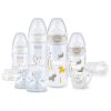 NUK First Choice+ cumisüvegek 150-300 ml hőmérsékletjelzővel, Perfect Start, 4 db-os kiszerelésben