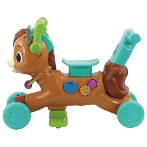 VTech 4 az 1-ben Ride-on autó Gallop-with-Me póni interaktív járássegítőként