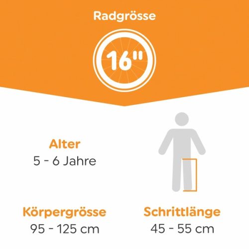 16 colos gyerekbicikli Chipmunk Summer piros