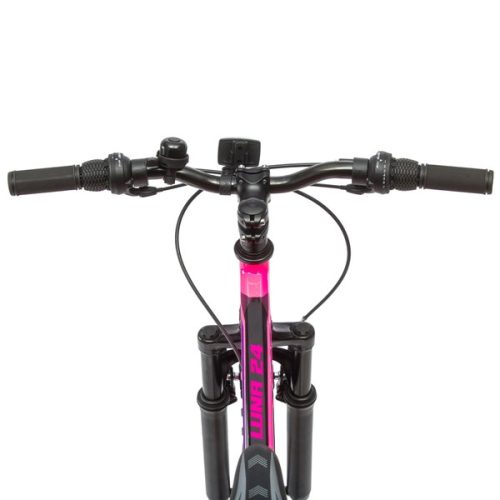 24 colos Luna MTB hegyikerékpár, neonrózsaszín