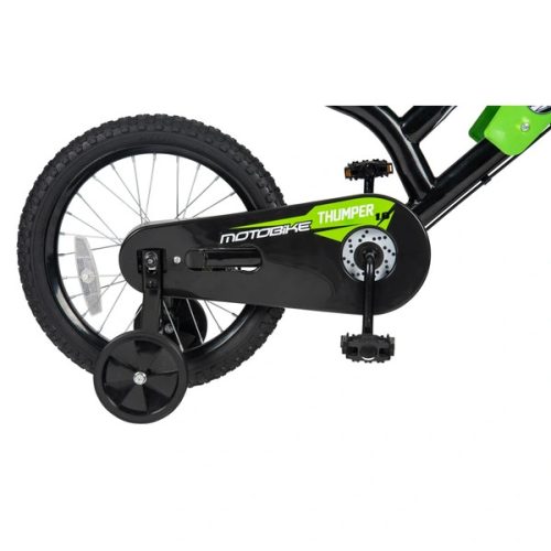 16 colos gyermek kerékpár Motobike Thumper X zöld