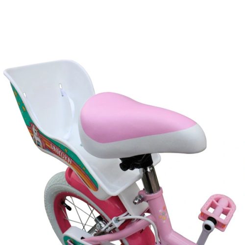 14 colos Verve Unicorn gyerekbicikli pótkerekekkel, rózsaszín