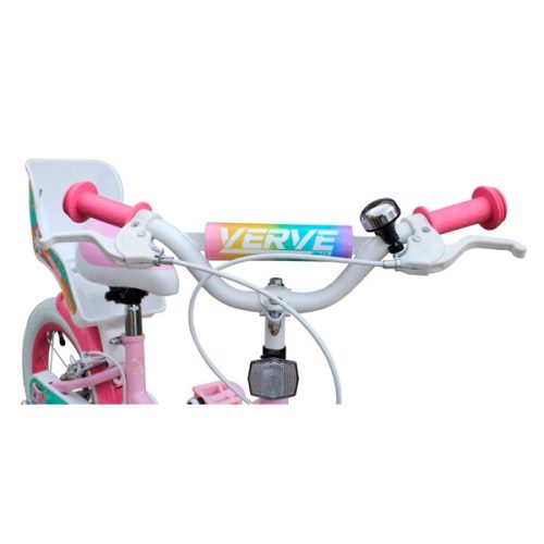 14 colos Verve Unicorn gyerekbicikli pótkerekekkel, rózsaszín