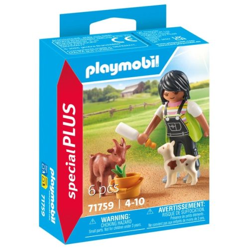 PLAYMOBIL Special Plus 71759 Nő kecskékkel