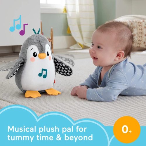 Fisher-Price Flutter & Wobble Penguin interaktív plüssjáték