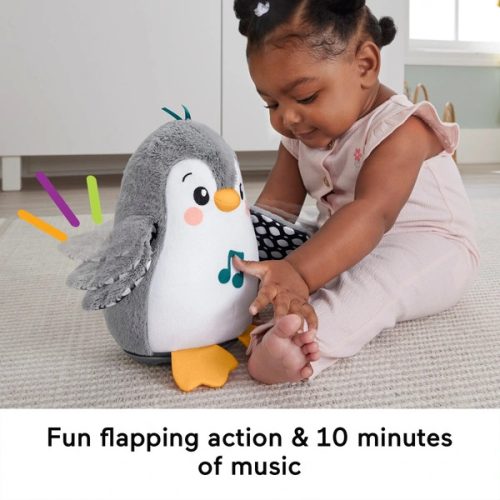 Fisher-Price Flutter & Wobble Penguin interaktív plüssjáték