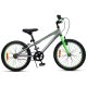 18 colos gyerekbicikli Verve ACE ezüstszürke/neonzöld
