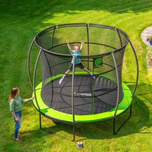 Thorpe Sports kültéri kerek trambulin hálóval 305 cm