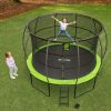 Thorpe Sports kültéri kerek trambulin hálóval 366 cm