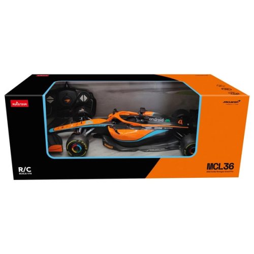 Távirányítós autó F1 McLaren MCL36 1:18 narancssárga