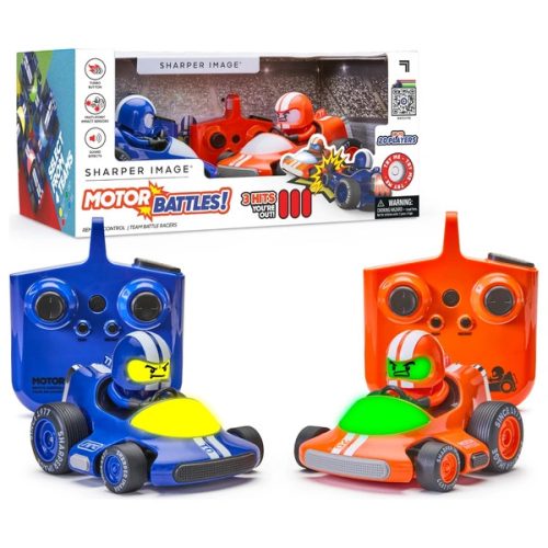 Sharper Image Távirányítós Autók Motor Battles 2 db-os Csomag Kék/Piros