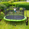 Thorpe Sports kültéri trambulin ovális hálóval 305 x 457 cm