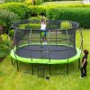 Thorpe Sports kültéri trambulin ovális hálóval 305 x 457 cm