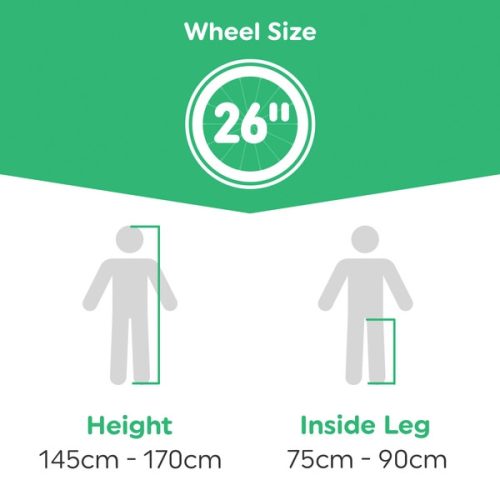 26 colos mountain bike csapatkerékpár, narancssárga