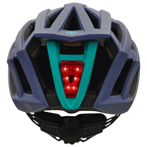 Thorpe Storm Grey kerékpáros sisak hátsó lámpával, 55-58 cm méret