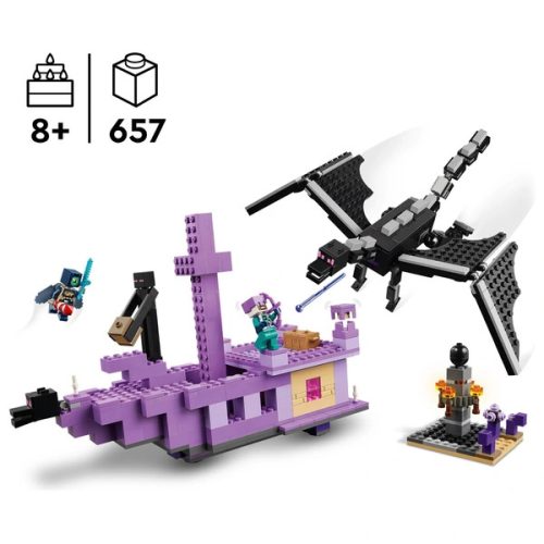 LEGO Minecraft Az enderi sárkány és a véghajó 21264
