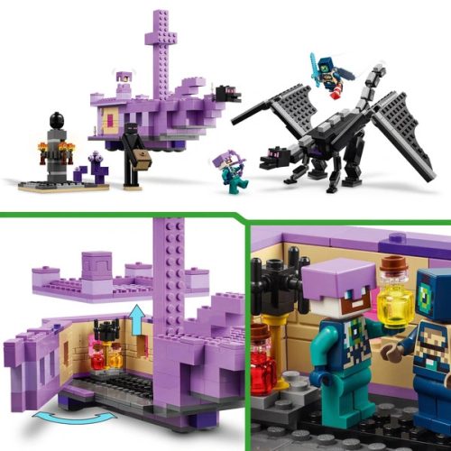 LEGO Minecraft Az enderi sárkány és a véghajó 21264