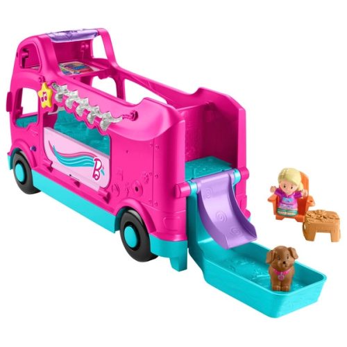 Little People Barbie Karaván Little Dreamcamper szett fényekkel és hangokkal