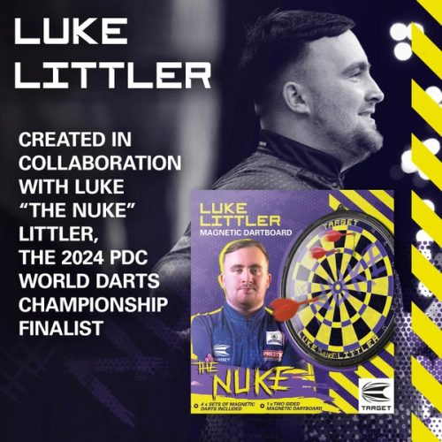 Luke Littler mágneses darts tábla és dobójáték