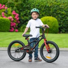 18 colos gyerekbicikli Space Shuttle fekete/piros