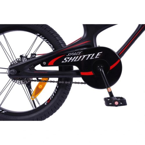 18 colos gyerekbicikli Space Shuttle fekete/piros