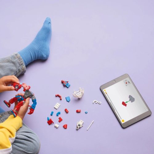 LEGO Marvel Super Heroes Pókember robot az Anti-Venom ellen 76308