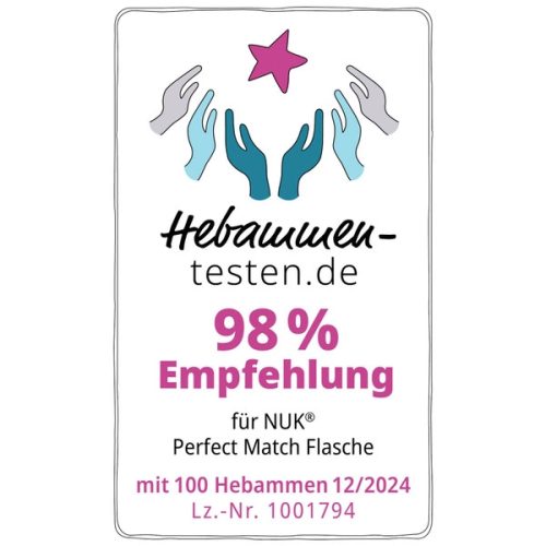 NUK Perfect Match 4 darabos üvegpalack készlet