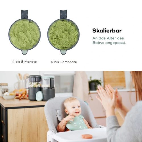 Babymoov Nutribaby One 4 az 1-ben bébiétel-készítő babapüréhez és hozzátáplálásához