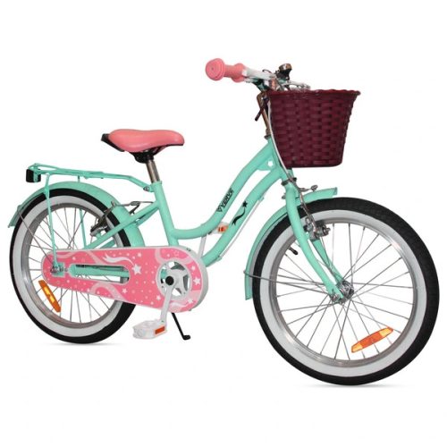 18 colos gyerekbicikli Verve Star mentazöld/rózsaszín