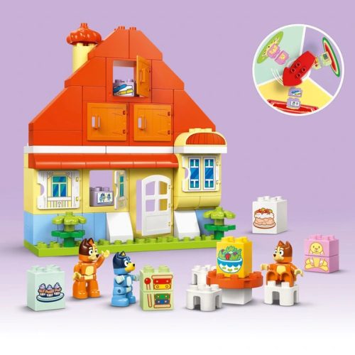 LEGO DUPLO Bluey Bluey családi háza memóriajátékkal 10459