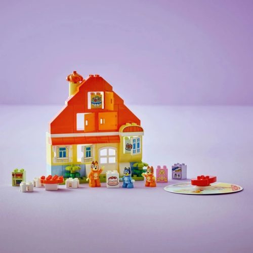 LEGO DUPLO Bluey Bluey családi háza memóriajátékkal 10459