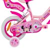 12 colos Disney Minnie egér gyerekbicikli pótkerekekkel, rózsaszín/lila
