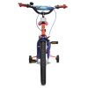 16 colos gyerekbicikli Pókember pótkerekekkel, piros/kék