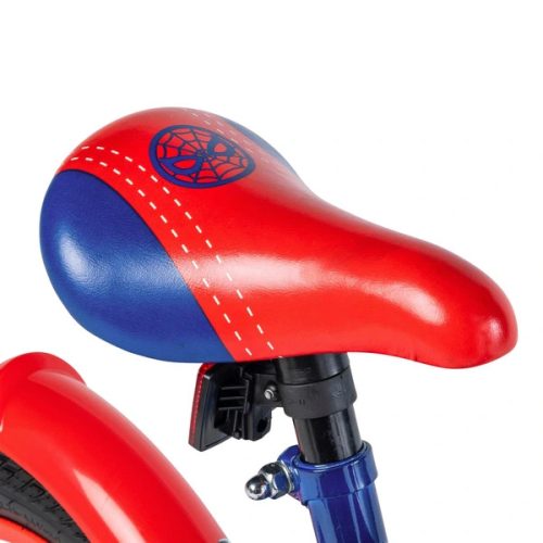 14 colos gyerekbicikli Pókember pótkerekekkel, kék/piros