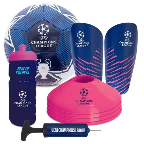 UEFA Bajnokok Ligája edzőszett, 8 darabos.