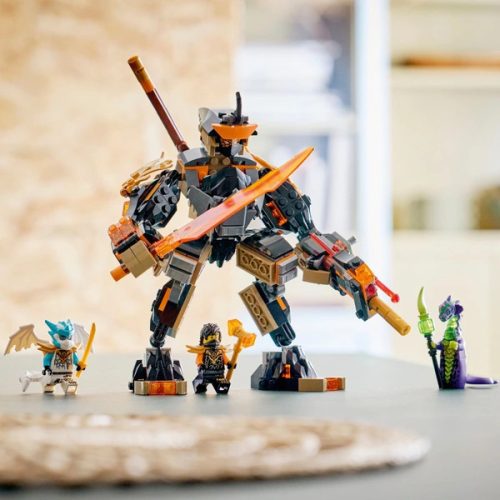 LEGO NINJAGO Cole akciórobotja és Zane sárkánya 71854