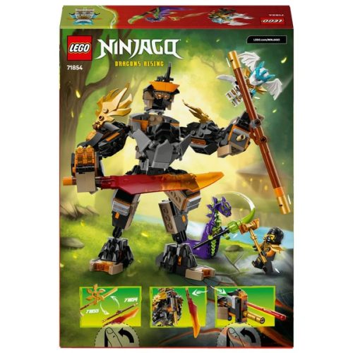 LEGO NINJAGO Cole akciórobotja és Zane sárkánya 71854