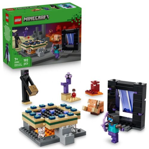 LEGO Minecraft Utazás az Alvilág és Vég Portálján keresztül 21584