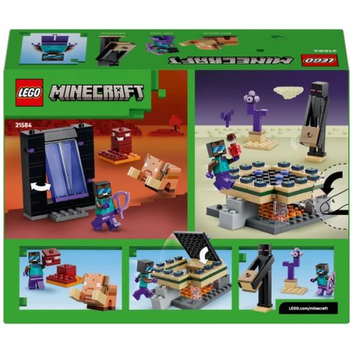 LEGO Minecraft Utazás az Alvilág és Vég Portálján keresztül 21584