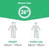 26 colos Mountain Bike Enduro kerékpár, szürke/sárga