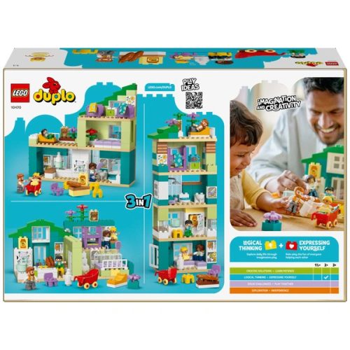 LEGO DUPLO Modern családi ház figurákkal 3 az 1-ben 10470